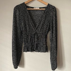 Zara Polka Dot Blouse